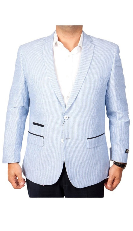 Tazzio MJ137S-GRY Mens Sports Coat