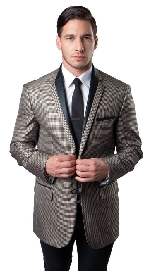 Tazzio MJ139-04-TAN Mens Sports Coat