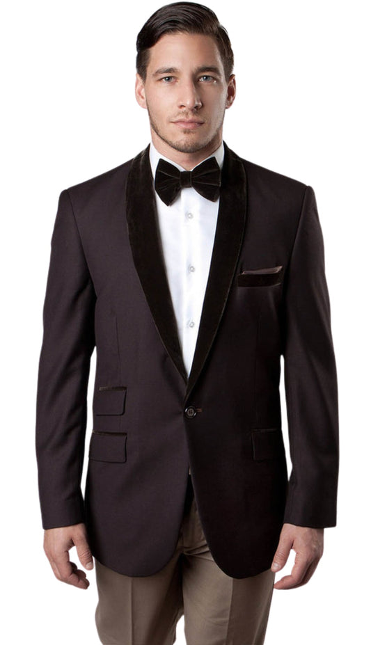 Tazzio MJ145S-BROWN Mens Sports Coat