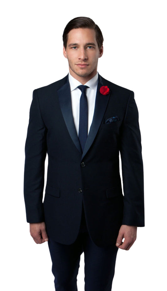 Tazzio MJ156S-NAVY Mens Sports Coat