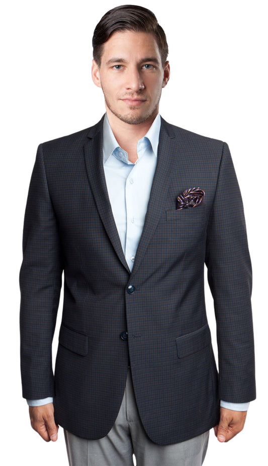 Tazzio MJ162S-BLK Mens Sports Coat
