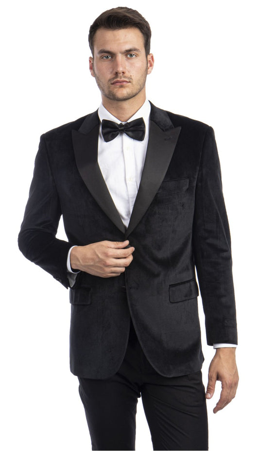 Tazzio MJ301S-01-BLACK Mens Sports Coat