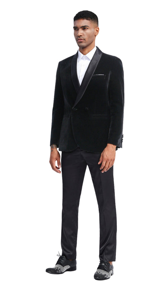 Tazzio MJ303S-03-Blk Mens Sports Coat