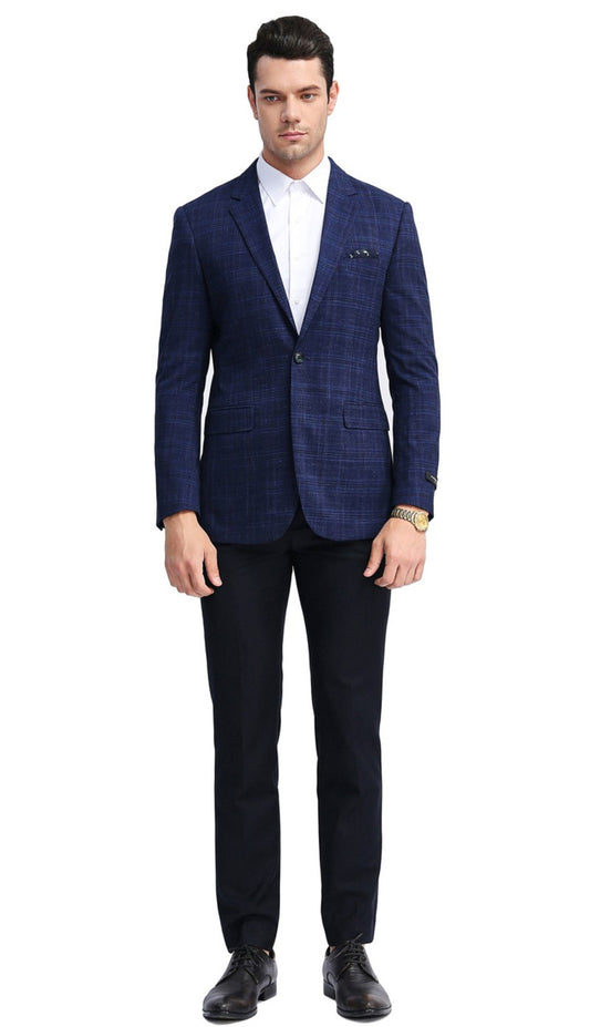 Tazzio MJ312S-NAVY Mens Sports Coat