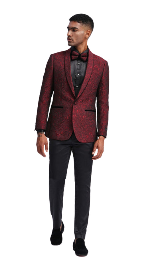 Tazzio MJ332S-01-RED Mens Sports Coat