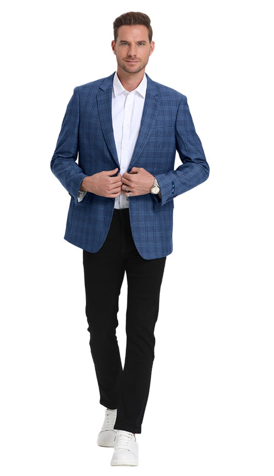 Tazzio MJ373S-01-TEAL Mens Sports Coat