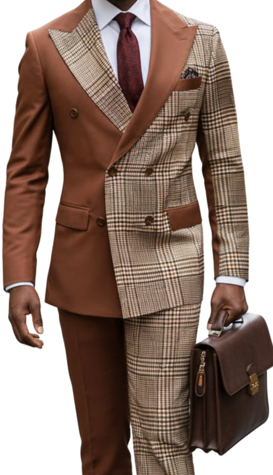 Statement MONZA-BROWN Mens Suit