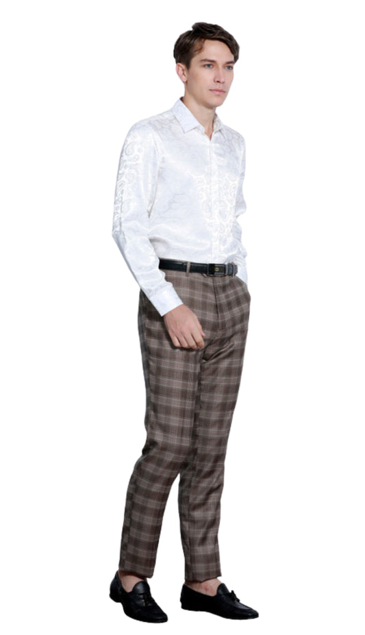 Tazzio MP111SK-01-COFFEE Mens Pants