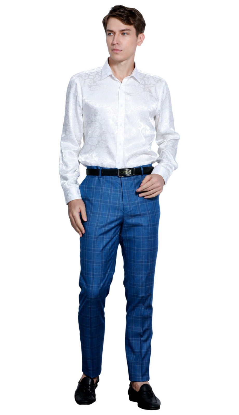 Tazzio MP112SK-03-INDIGO Mens Pants