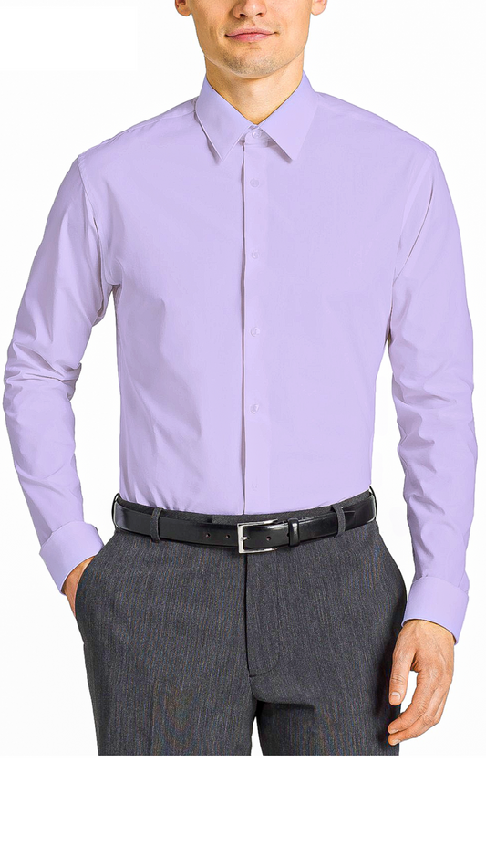 Tazzio Mens Dress Shitrs MSH30-05-LAVANDER