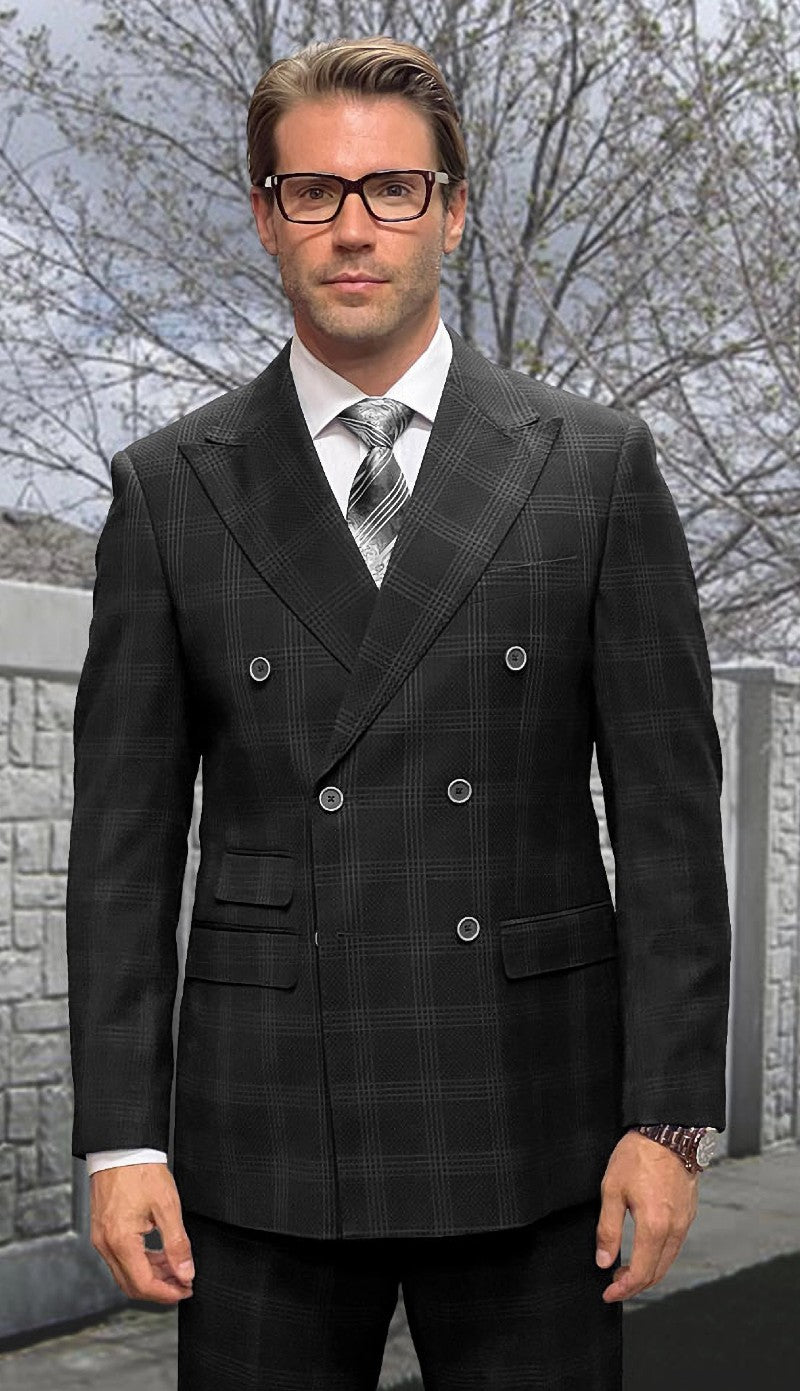 Statement  NAPLES-BK Mens Suit