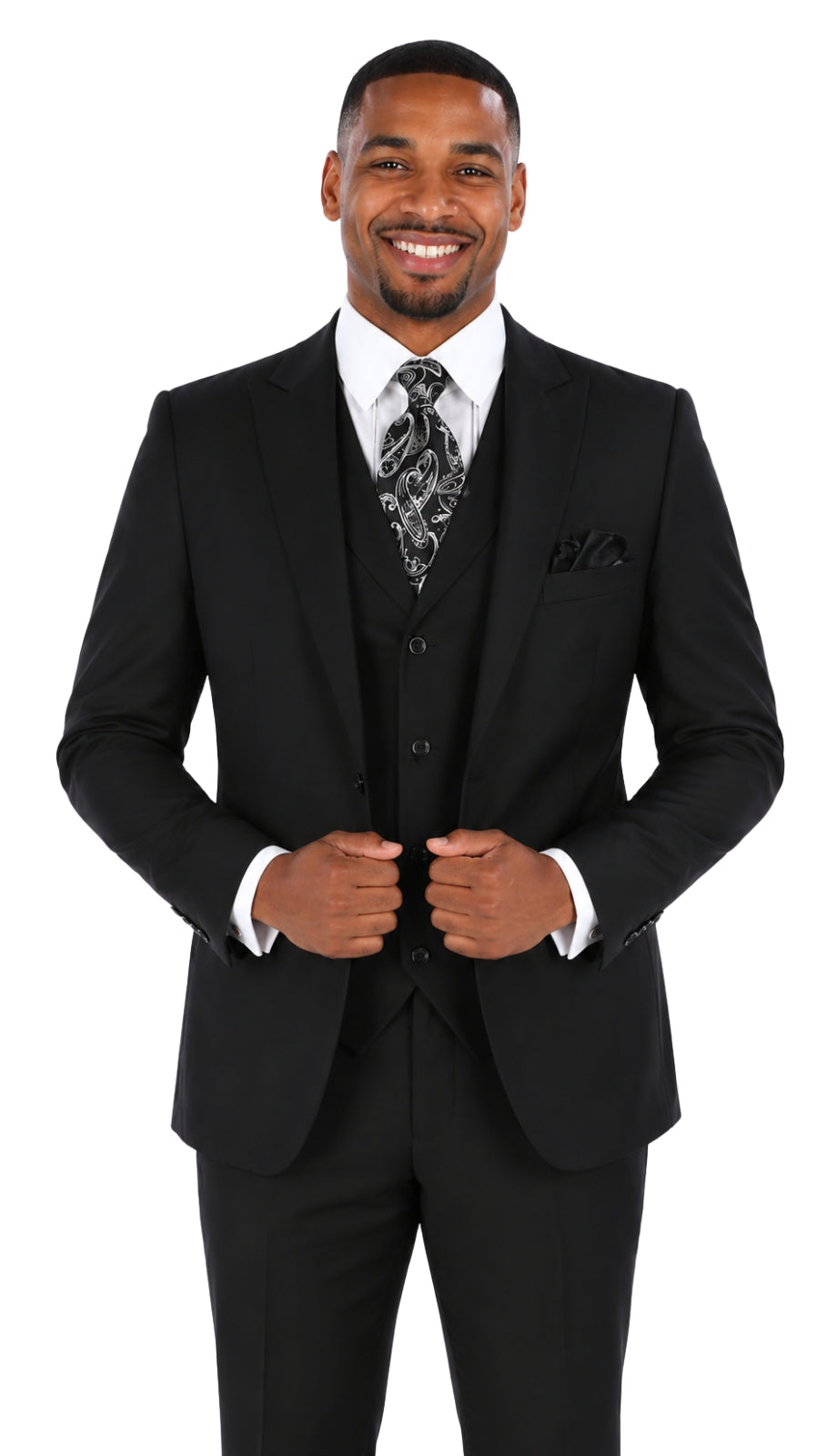 Iconic NSH-12-BLK Mens Suit