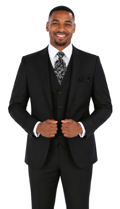 Iconic NSH-12-BLK Mens Suit