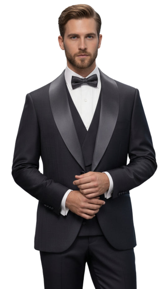 Statement PALACE-BLACK Mens Suit