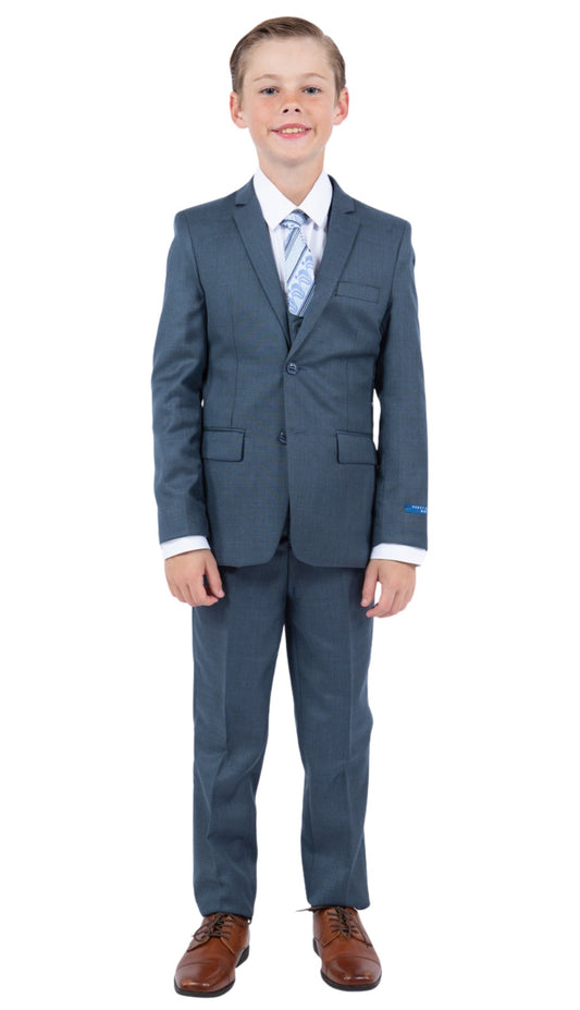 PERRY ELLIS PB181-01-NAVY Boys Suit