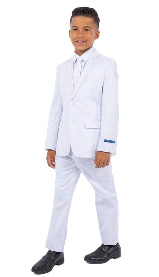 PERRY ELLIS PB363-04-WHT Boys Suit