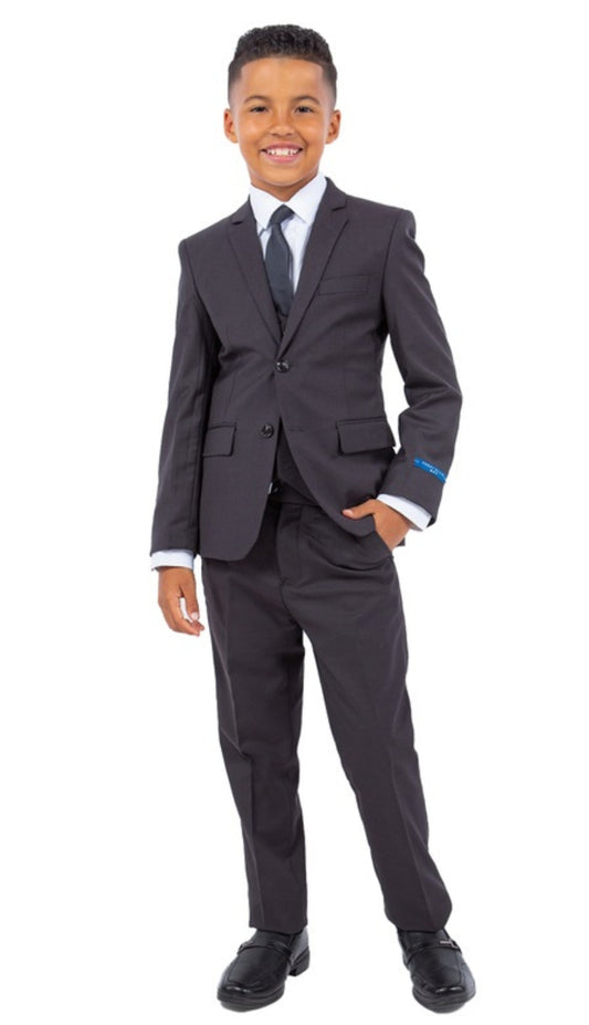 PERRY ELLIS PB363-13-DARK GRY Boys Suit