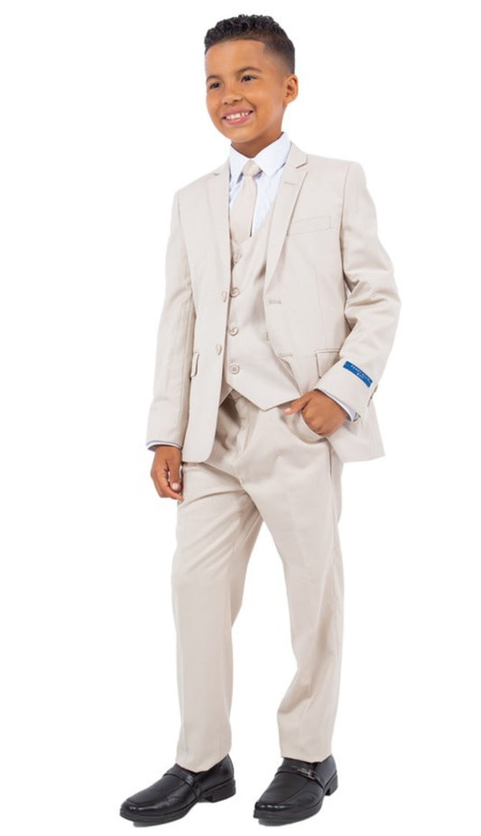 PERRY ELLIS PB363-34-TAN Boys Suit