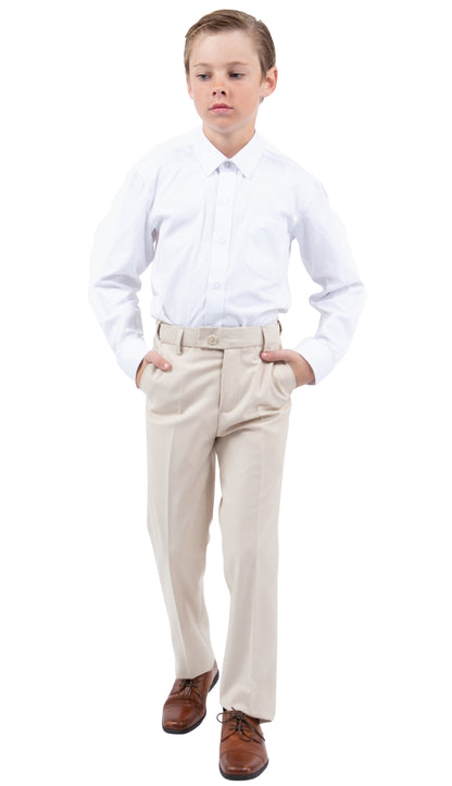 PERRY ELLIS PBP408-34-TAN Boys Suit