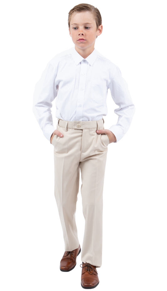 PERRY ELLIS PBP408-34-TAN Boys Suit