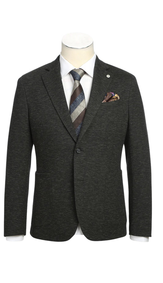 Pellagio Mens Blazer PF24-3-DR-BRN