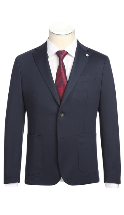 Pellagio Men's Suit PF24-16-MID-NAVY