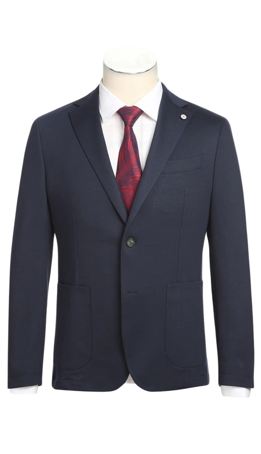 Pellagio Men's Suit PF24-16-MID-NAVY