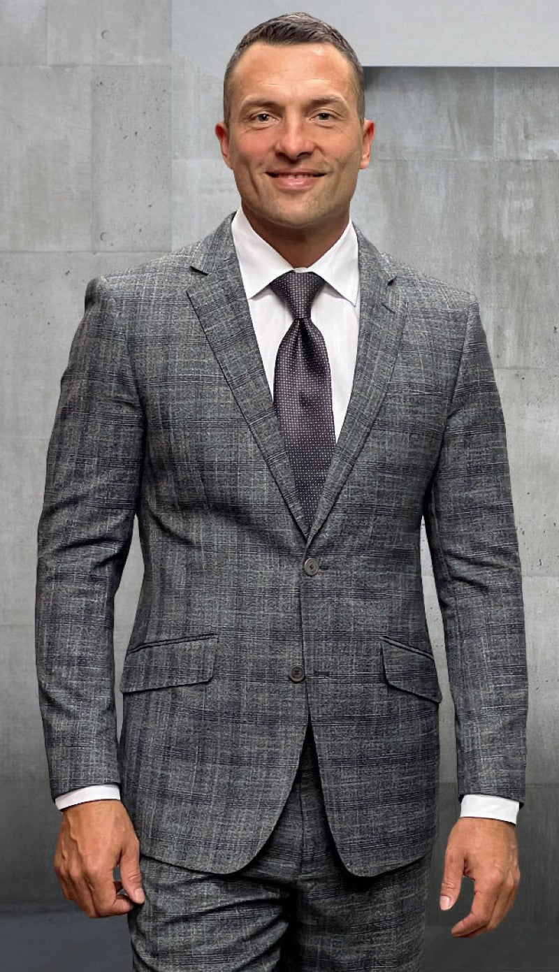 Statement  PORTO-8-GR Mens Suit