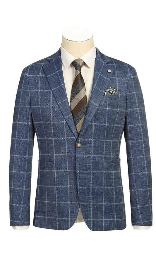 Pellagio Mens Blazer PS25-6-BLUE