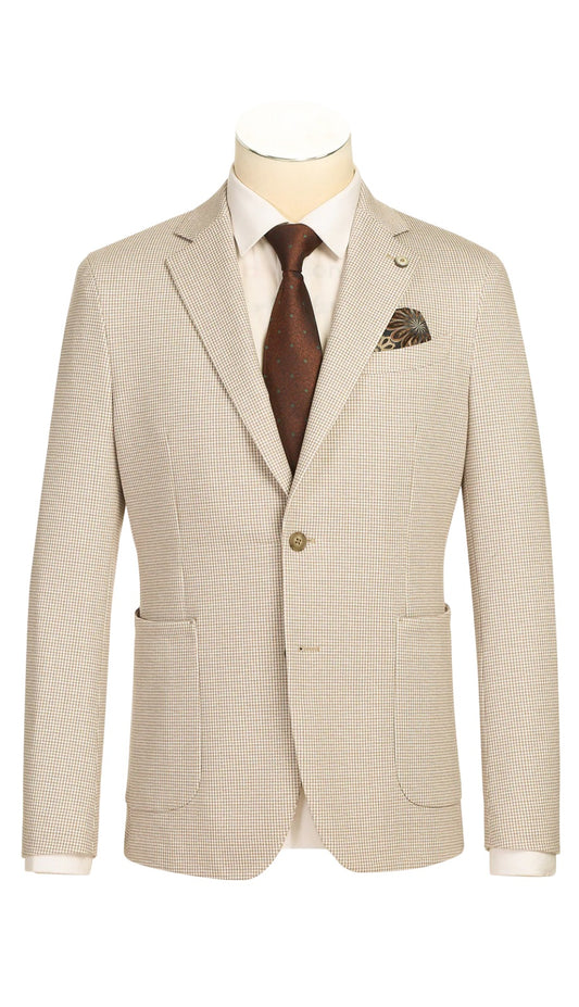 Pellagio Mens Blazer PS25-10-BEIGE