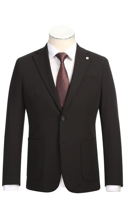 Pellagio Mens Suit PS25-16-BLK