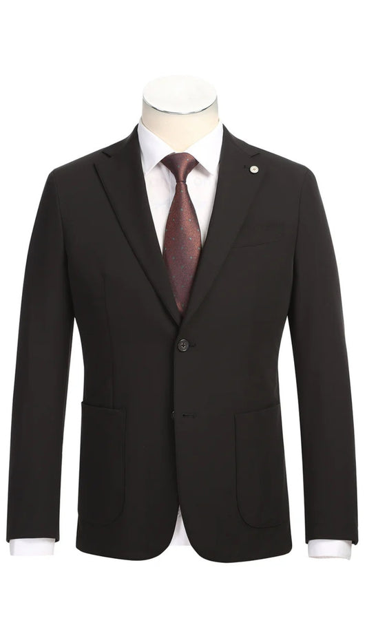 Pellagio Mens Suit PS25-16-BLK