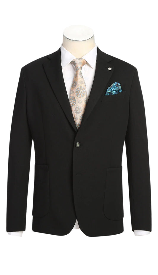 Pellagio Mens Blazer PS25-18-BLK