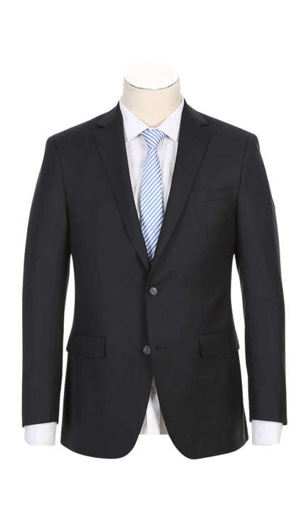 Rivelino RHC100-1-BLK Mens Suit