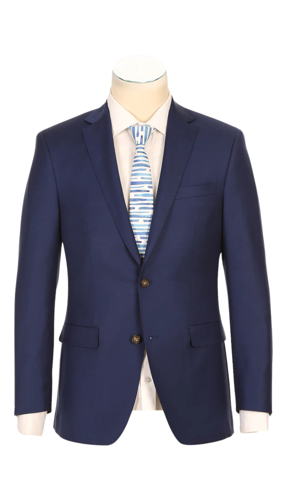 Rivelino RHC100-19-BLUE Mens Church Suit