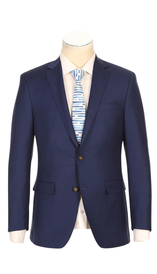 Rivelino RHC100-19-BLUE Mens Church Suit