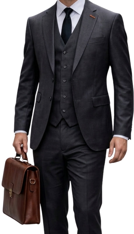 Statement RICARDO-BLACK-3PC Mens Suit – Mens Suit World