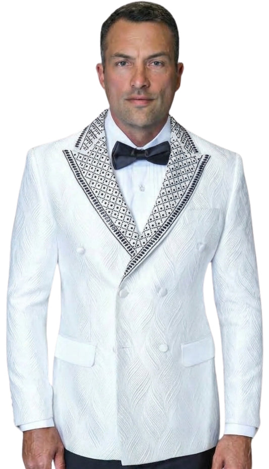 Statement ROMEO-WHITE Mens Suit