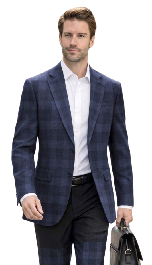 Statement SAVONA-9-NAVY Mens Church Jacket