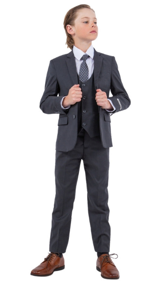 Stacy Adams SB282-03-CHARCOAL-GRAY Boys Suit