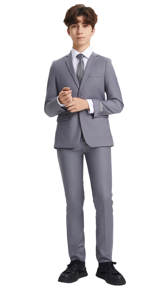 Stacy Adams SB282-04-GRAY Boys Suit
