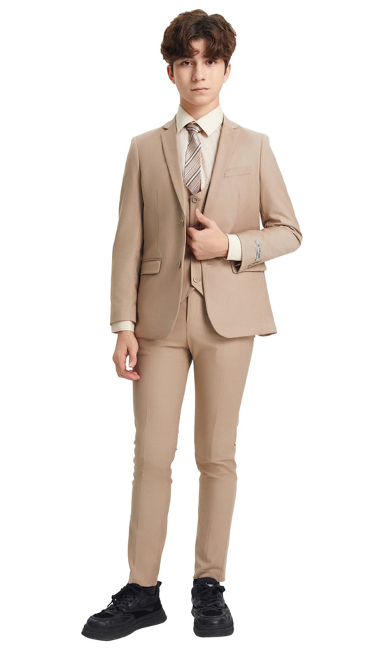 Stacy Adams SB282-07-MID-TAN Boys Suit