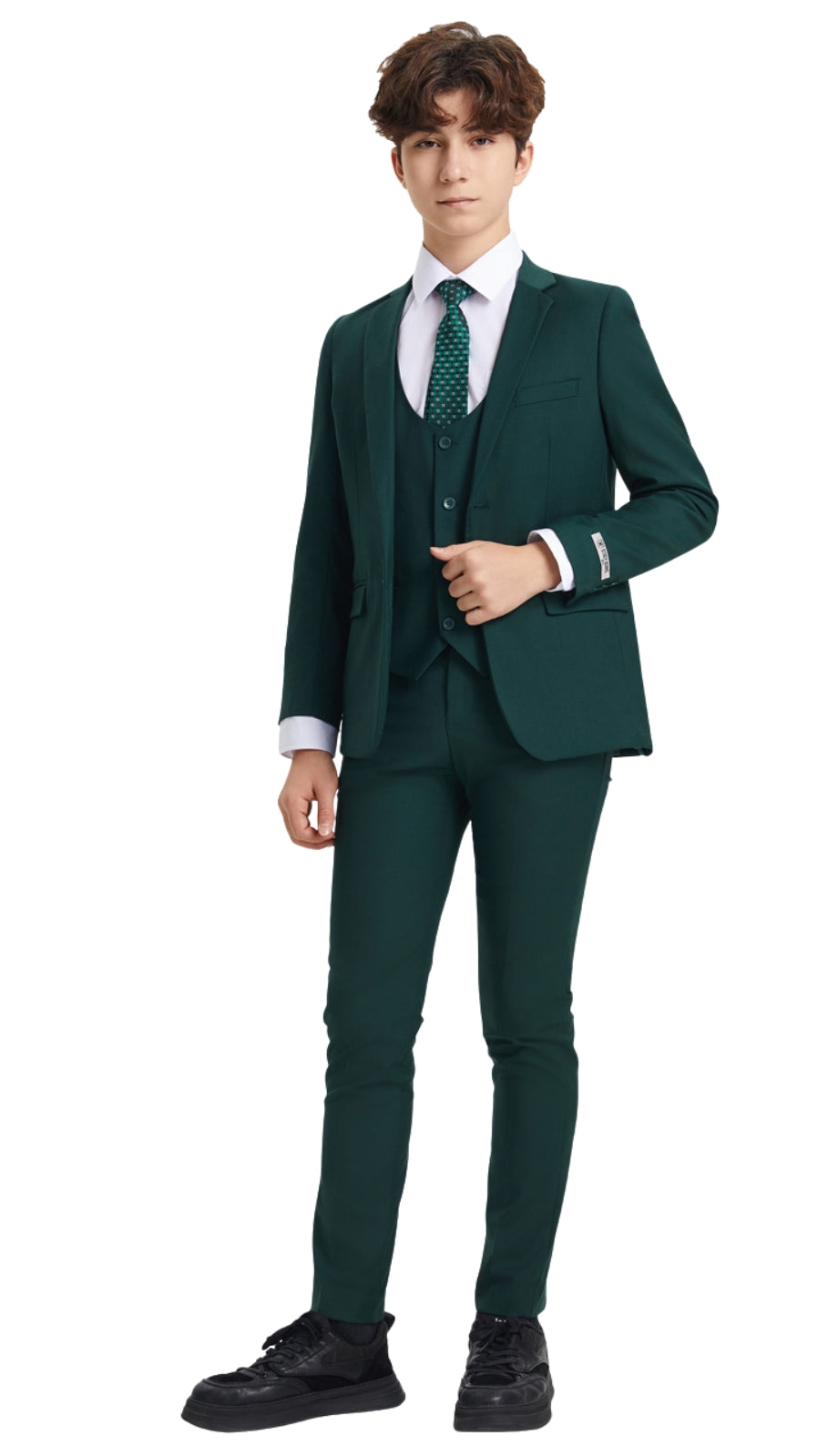 Stacy Adams SB282-11-GRN Boys Suit
