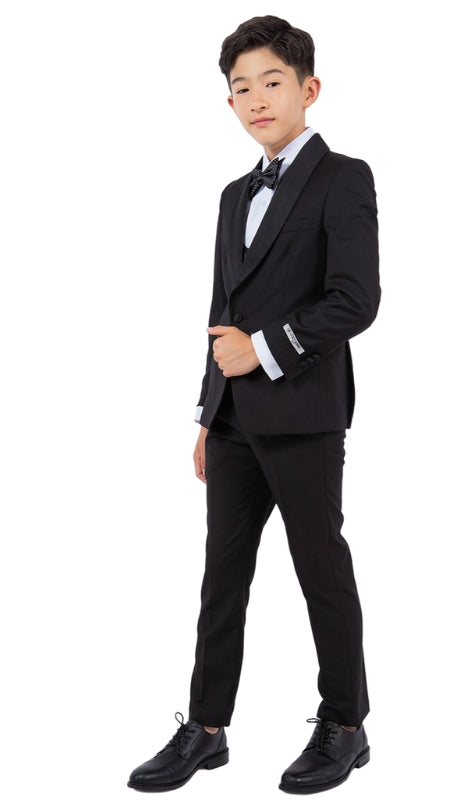 Stacy Adams SBT282-01-BLK Boys Suit