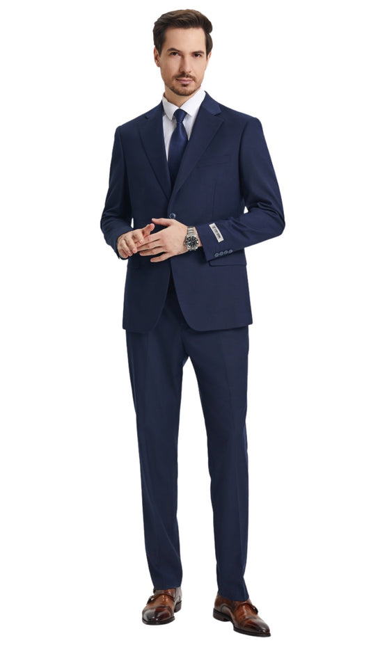 Stacy Adams SM282H1-02-NAVY Mens Suit