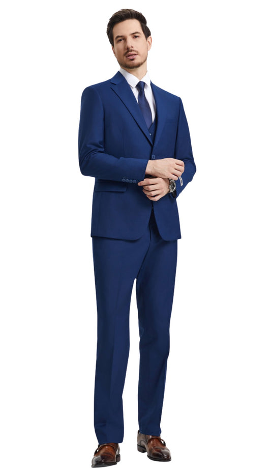 Stacy Adams SM282H1-05-INDIGO Mens Suit
