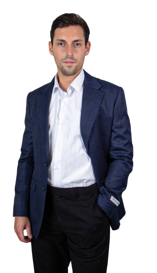 Stacy Adams SMJ800H1-01-DR-BLUE Mens Suit