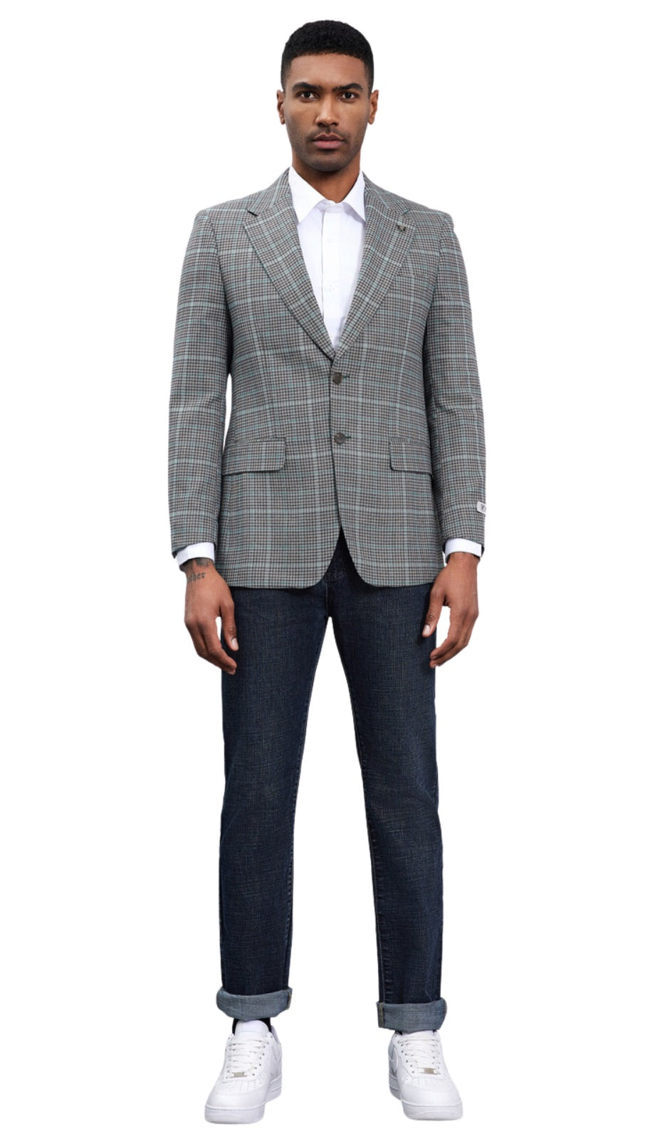 Stacy Adams SMJ821H1-01-GRY Mens Jacket