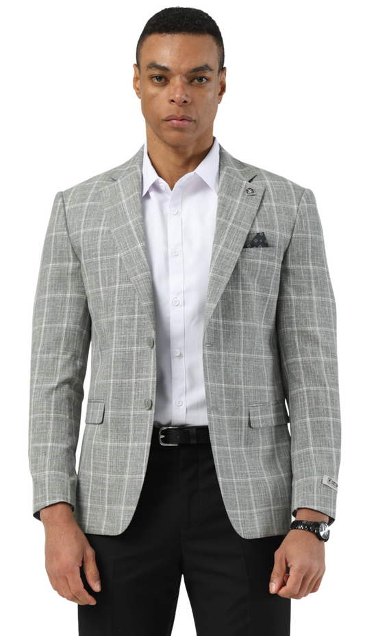 Stacy Adams SMJ828H1-LIT-GRY Mens Suit