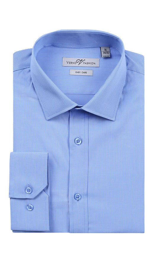 Verno SS211-BLUE Mens Shirts